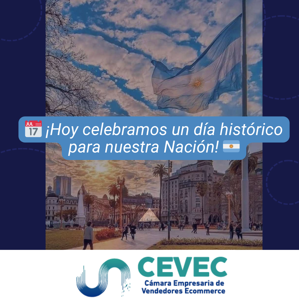 208 años: Feliz Día de la Independencia 2024 les desea CEVEC